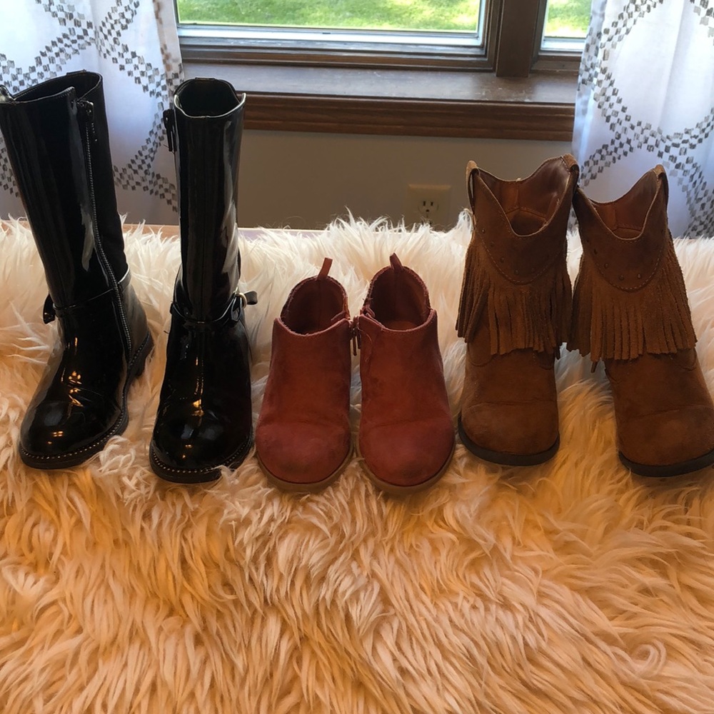 Size 9 toddler shoes (3 pairs)